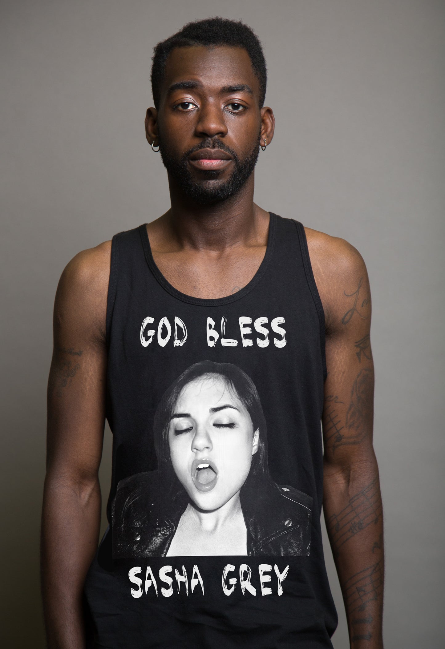 God Bless Sasha Grey Tanktop Black, Black God Bless Sasha Grey Tanktop, God Bless Sasha Grey, God Bless Sasha Gray, Sasha Grey Tanktop, Sasha Grey Collection