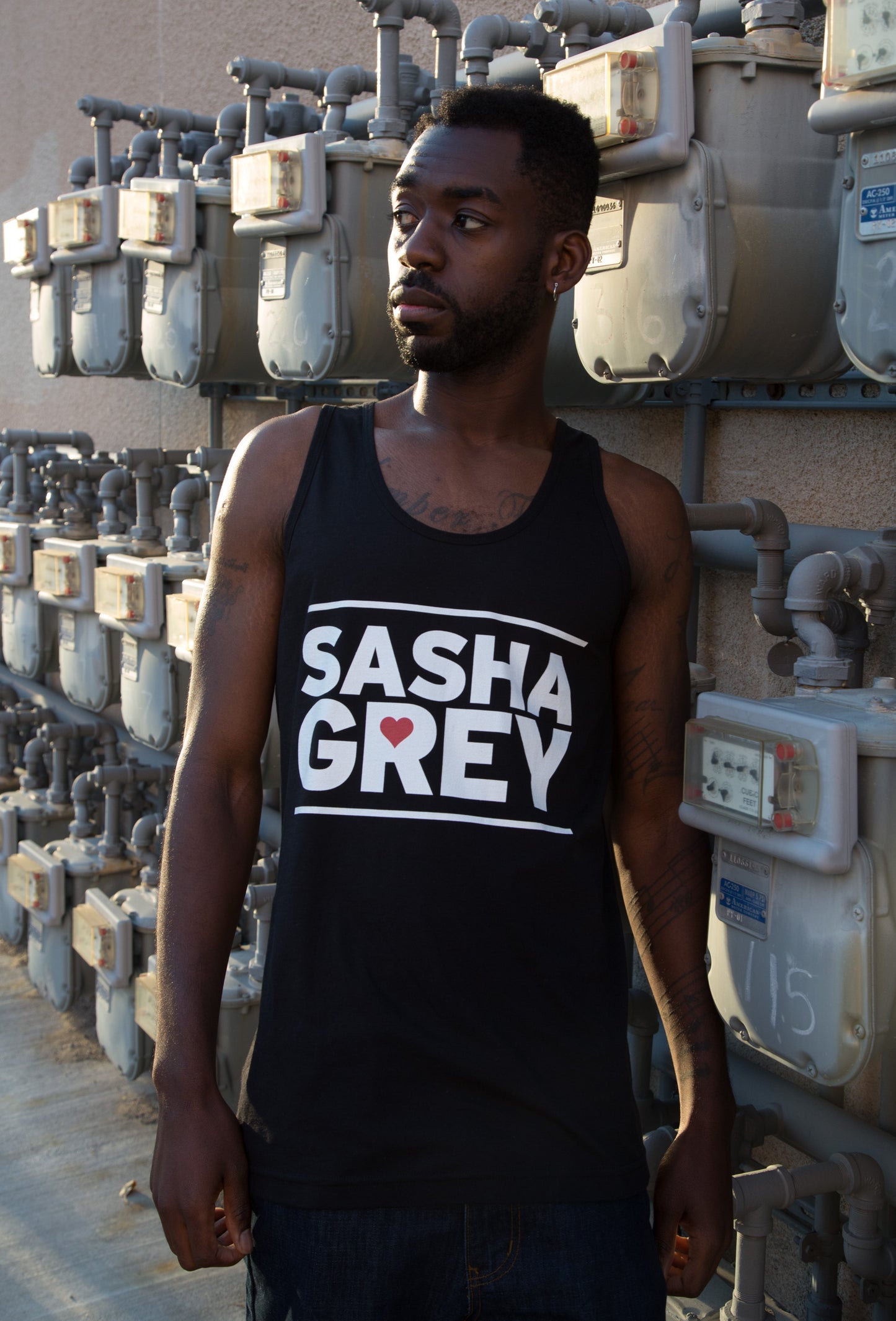 Sasha Grey Heart Tanktop Black, Sasha Grey Heart Tanktop, Black Sasha Grey Heart Tanktop, Sasha Grey Heart, Sasha Grey Collection, Sasha Grey Tanktop, Tanktop Sasha Grey