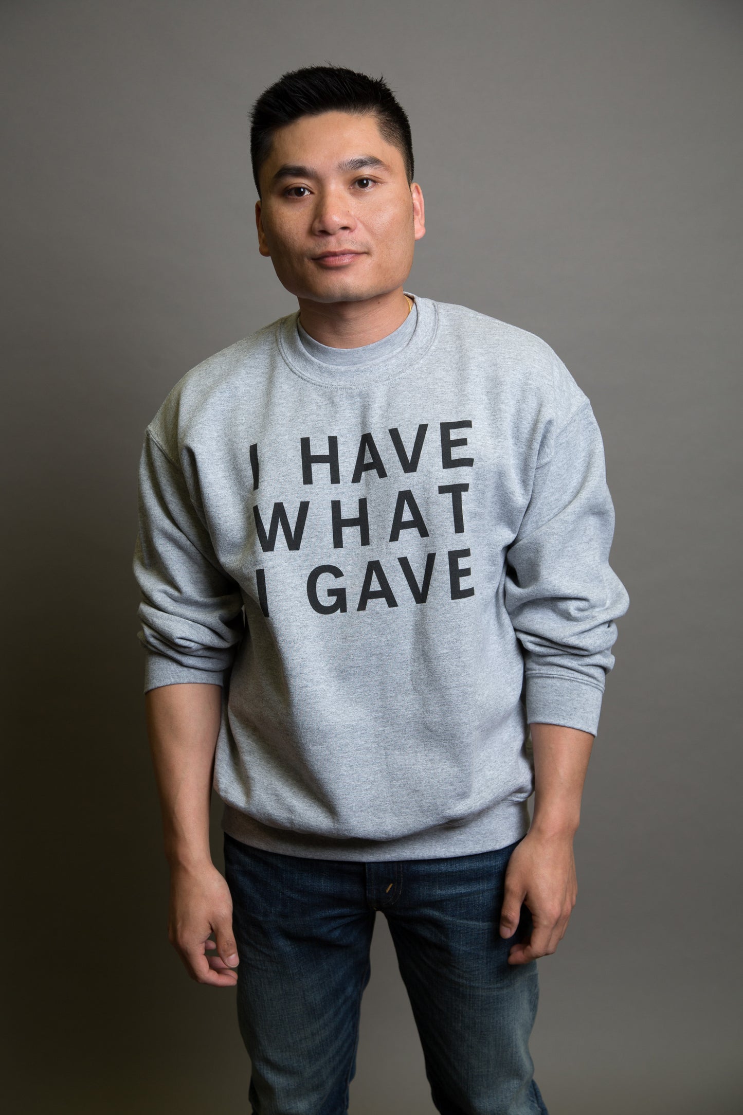 I Have What I Gave Sweatshirt Grey, Grey I Have What I Gave Sweatshirt, I Have What I Gave Sweatshirt, Sasha I Have, Sasha Grey I Have, Sasha Grey I Have What I Gave, Sasha Grey Collection, Sasha Grey Sweatshirt