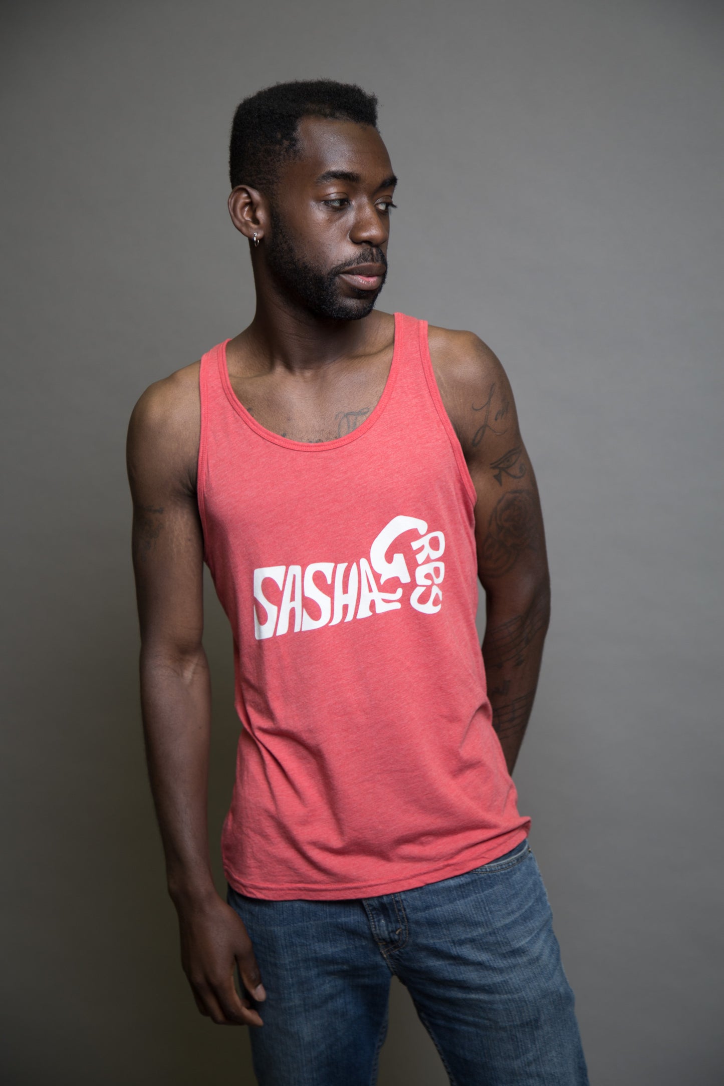 Red Sasha Grey Logo Tanktop, Sasha Grey Logo Tanktop Red , Sasha Grey Tanktop, Sasha Grey Collection