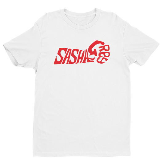 White Sasha Grey Logo Tshirt, Sasha Grey Logo Tshirt White, Sasha Grey Tshirt, Sasha Grey Collection