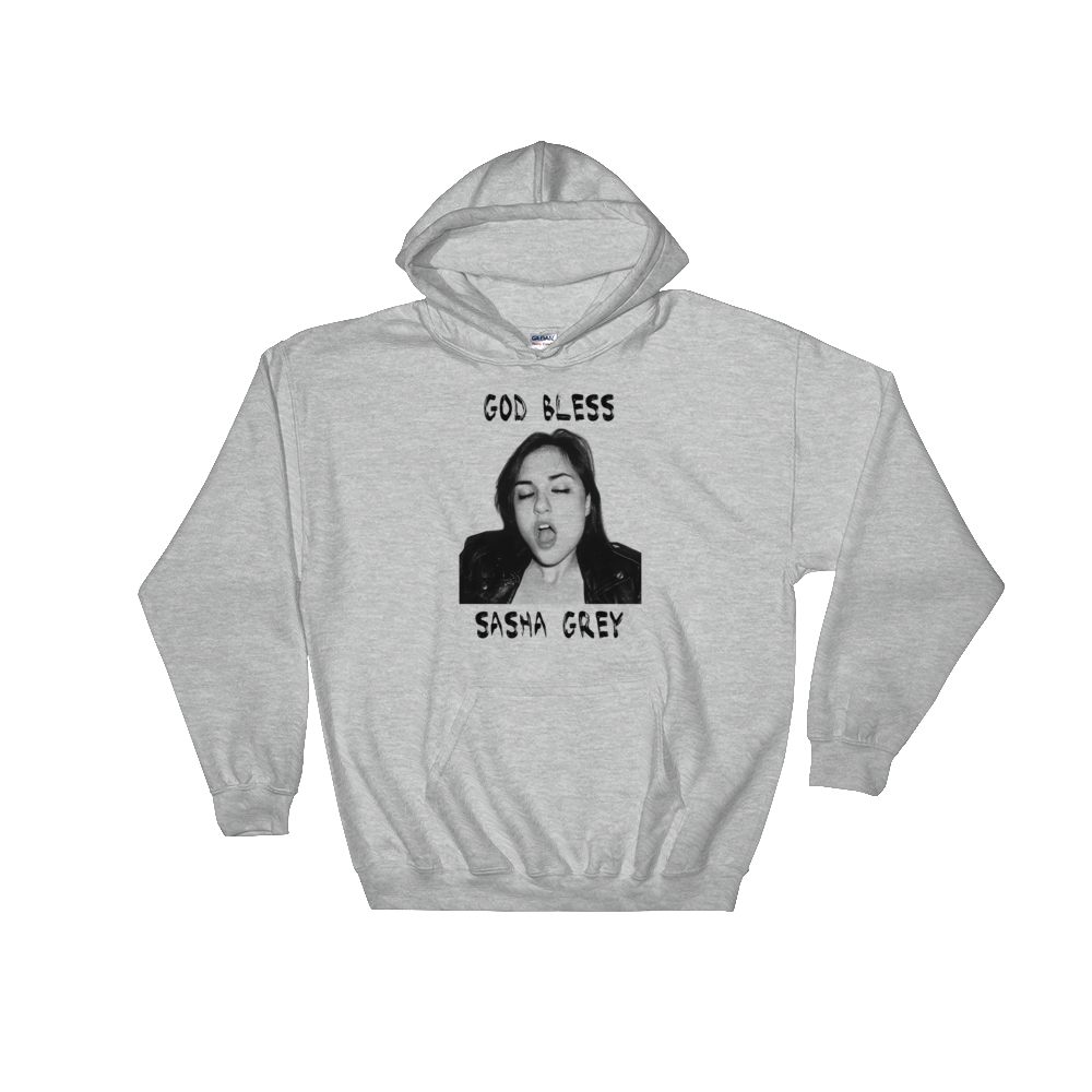 God Bless Sasha Grey Hoodie Grey, God Bless Sasha Grey Hoodie, God Bless Sasha Grey, God Bless Sasha Gray, Grey God Bless Sasha Grey Hoodie, Sasha Grey Collection