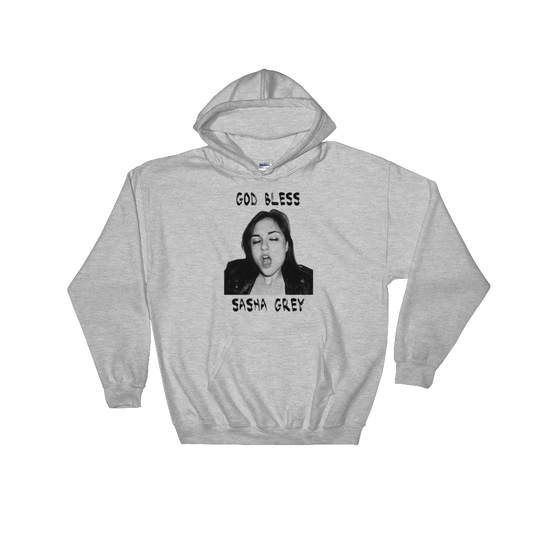 God Bless Sasha Grey Hoodie Grey, God Bless Sasha Grey Hoodie, God Bless Sasha Grey, God Bless Sasha Gray, Grey God Bless Sasha Grey Hoodie, Sasha Grey Collection