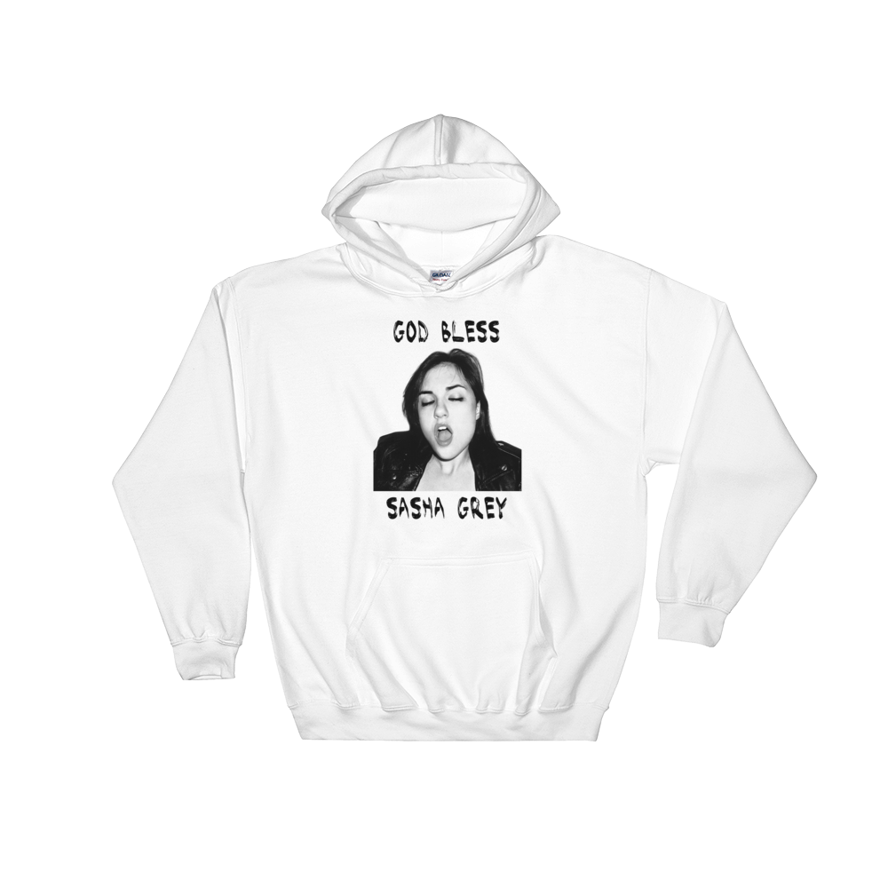 God Bless Sasha Grey Hoodie White, God Bless Sasha Grey Hoodie, God Bless Sasha Grey, God Bless Sasha Gray, White God Bless Sasha Grey Hoodie, Sasha Grey Collection