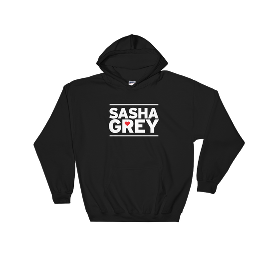 Sasha Grey Heart Hoodie Black, Sasha Grey Heart Hoodie, Black Sasha Grey Heart Hoodie, Sasha Grey Heart, Sasha Grey Collection, Sasha Grey Hoodie, I Heart Sasha Grey